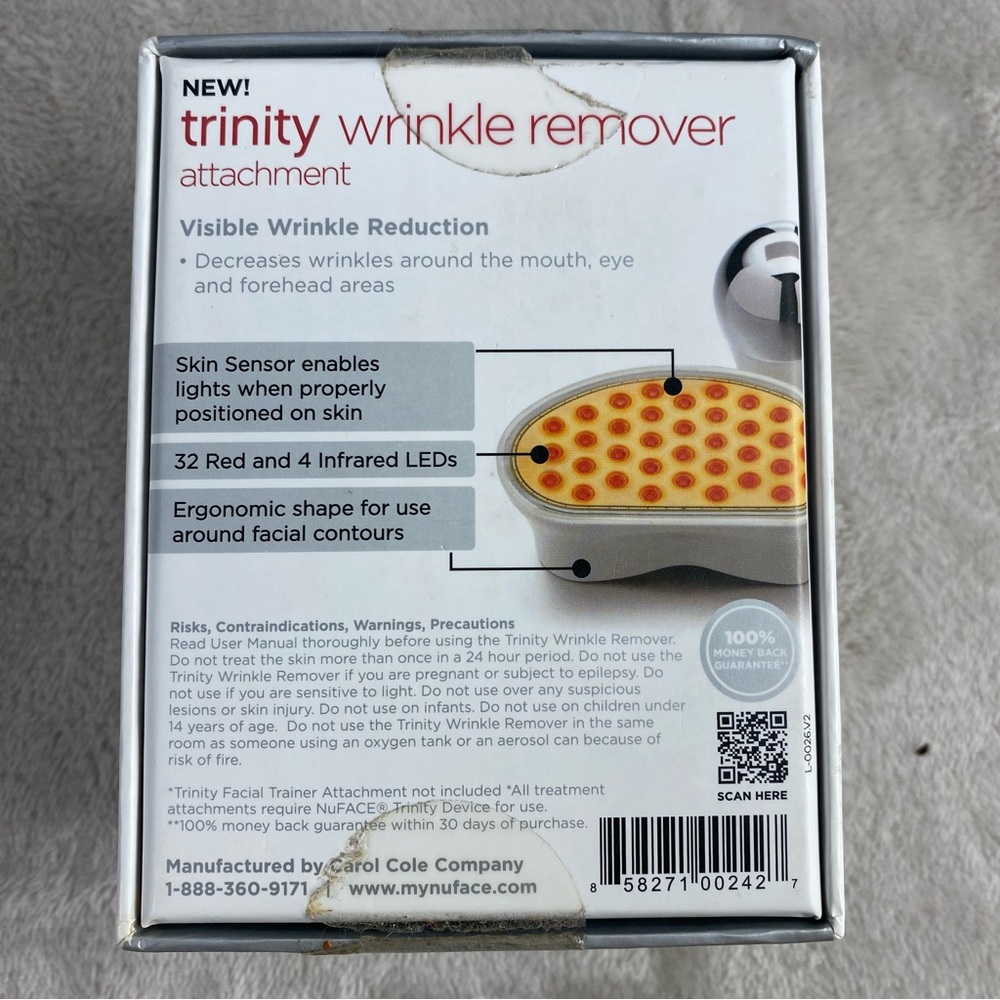 Nuface Trinity wrinkle remover attachment red and infrared  light therapy - Picture 2 of 4